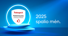 SPALIO mėn. patikimiausi paslaugų teikėjai