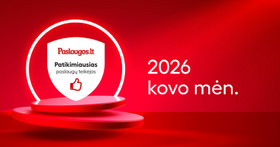 KOVO mėn. patikimiausi paslaugų teikėjai