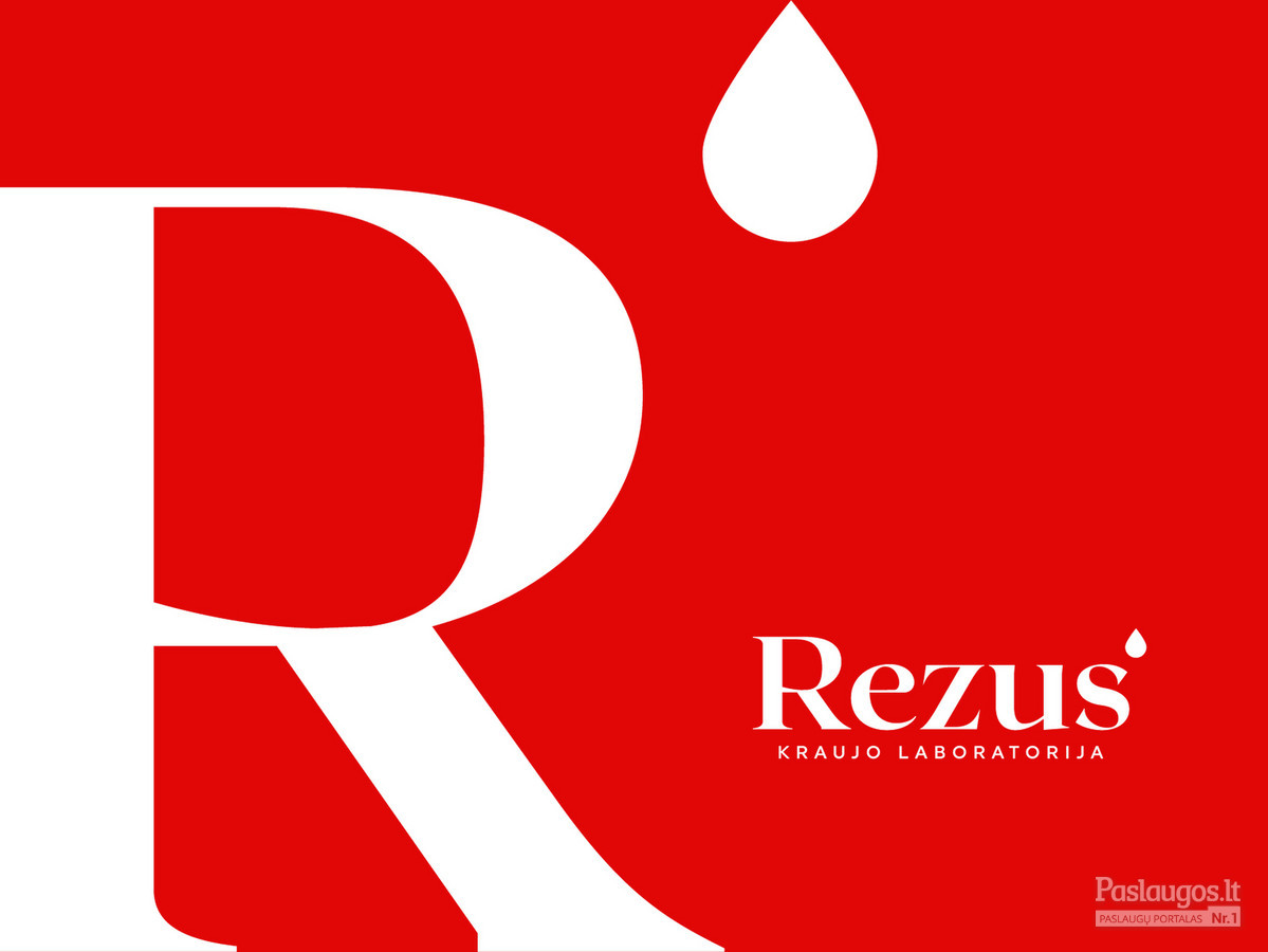 Rezus - kraujo laboratorija, moderni ir inovatyvi įmonė, teikianti medicinos laboratorines paslaugas   |   Logotipų kūrimas - www.glogo.eu - logo creation.