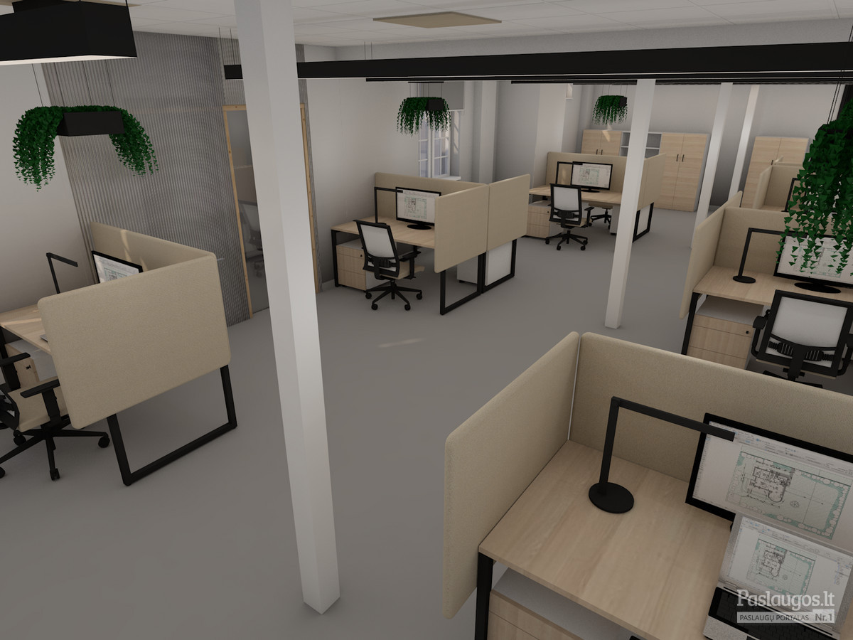 Biuro patalpų projektavimas