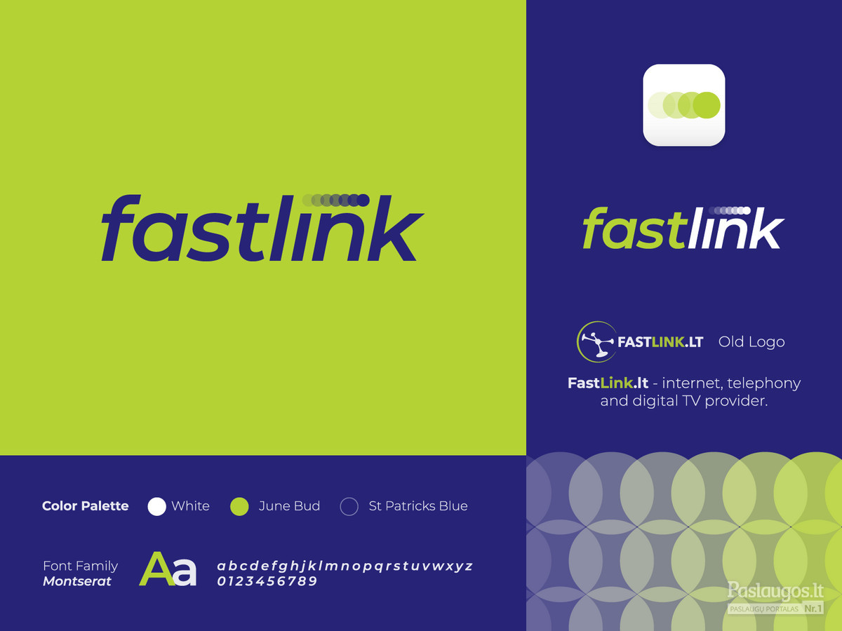FastLink - televizija ir internetas - rebranding  |   Logotipų kūrimas - www.glogo.eu - logo creation.