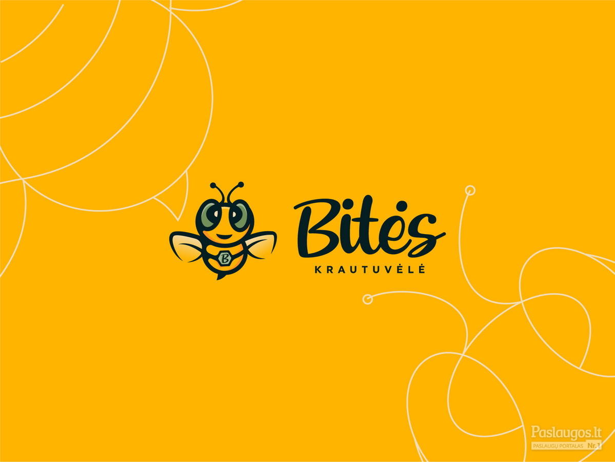Bitės krautuvėlė- prekybos tinklas  |   Logotipų kūrimas - www.glogo.eu - logo creation.