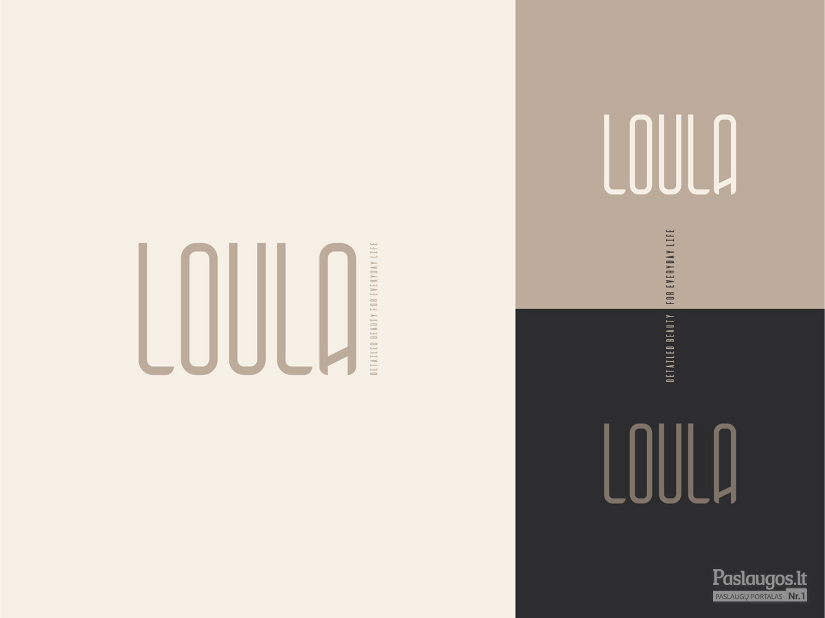 Loula - Detailed beauty for everyday life |   Logotipų kūrimas - www.glogo.eu - logo creation.