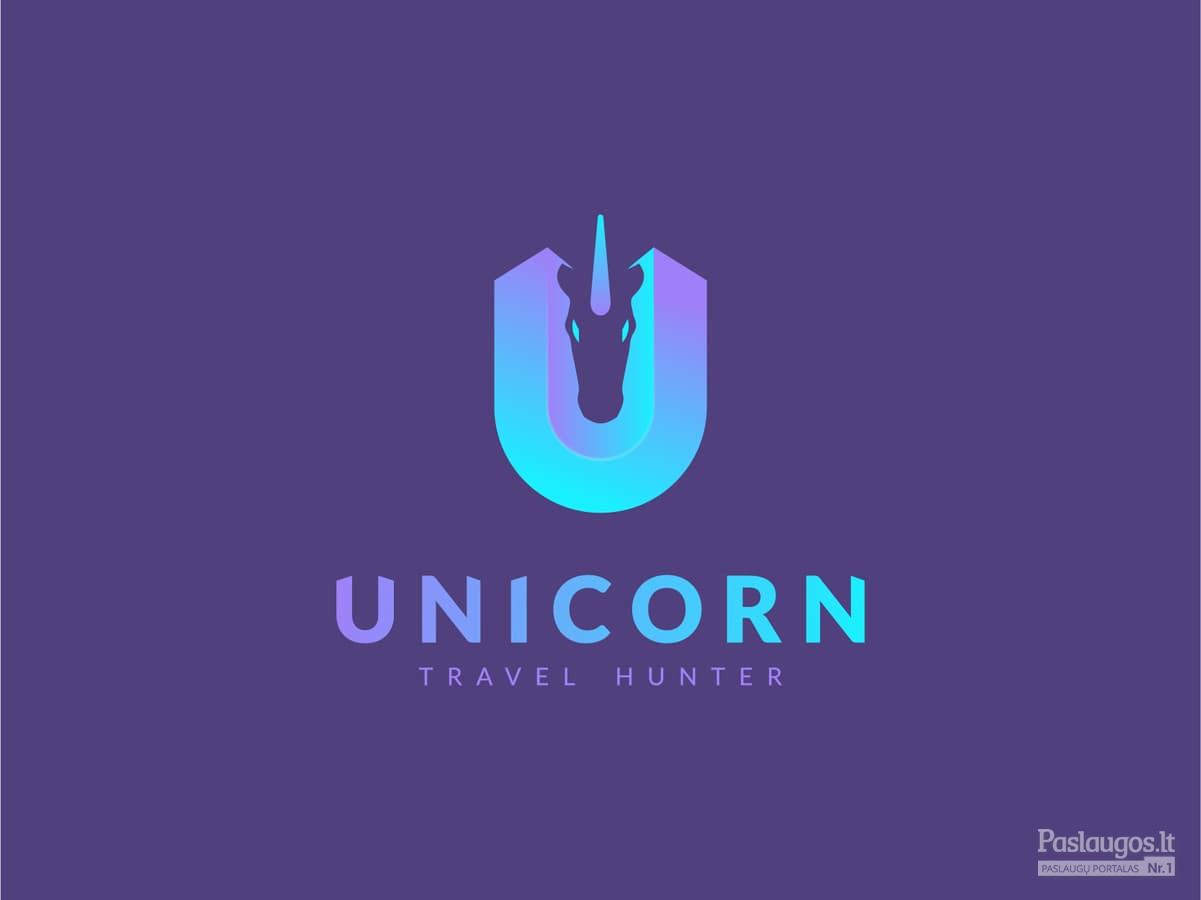 UNICORN - Travel Hunter | Logotipų kūrimas - www.glogo.eu - logo creation.