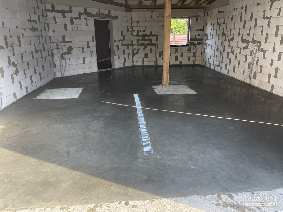 MB Grindų Vizija Kaunas Pramoninių Grindų Betonavimas Darbų pavyzdžių