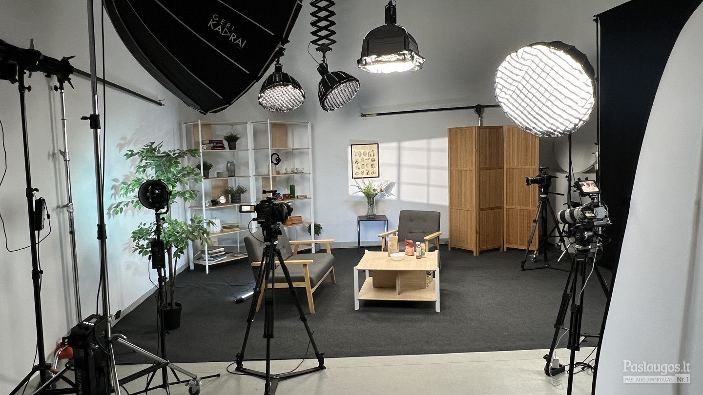 Foto ir video studijos nuoma Vilniuje - Vilnius  Geri kadrai -  Paslaugos.lt portalas Nr.1