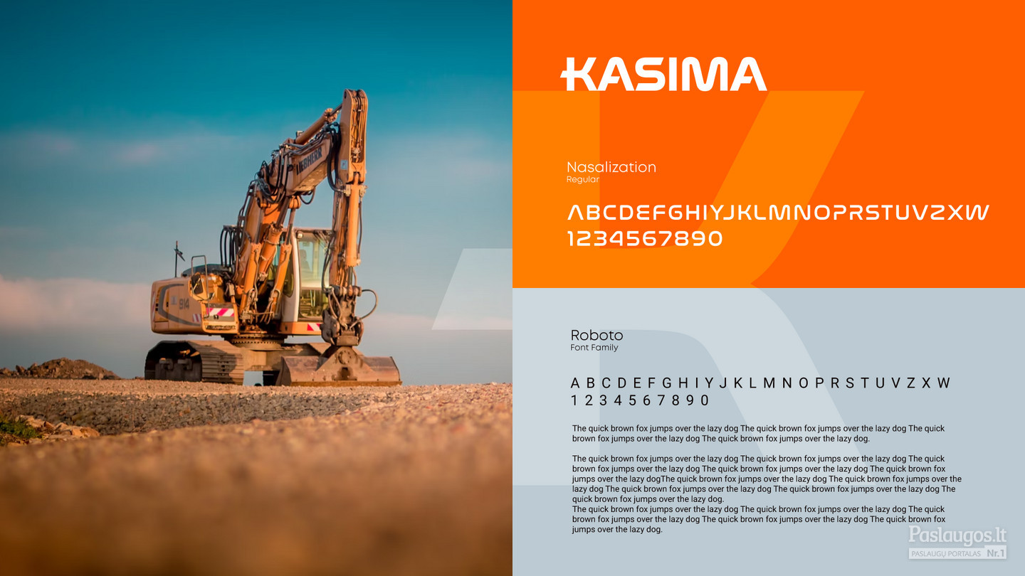 Kasima - statybinės technikos prekyba, nuoma, dalys  |   Vizualinio identiteto kūrimas - Logotipų kūrimas - Firminis stilius - Brandingas / brendas - www.glogo.eu - Gedas Meškūnas
