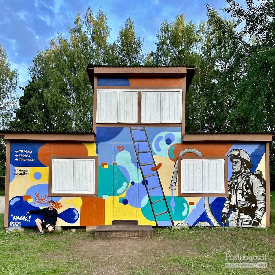 Rinalds Vanadzins Vilnius Graffiti Street Art Mural Art Darb 