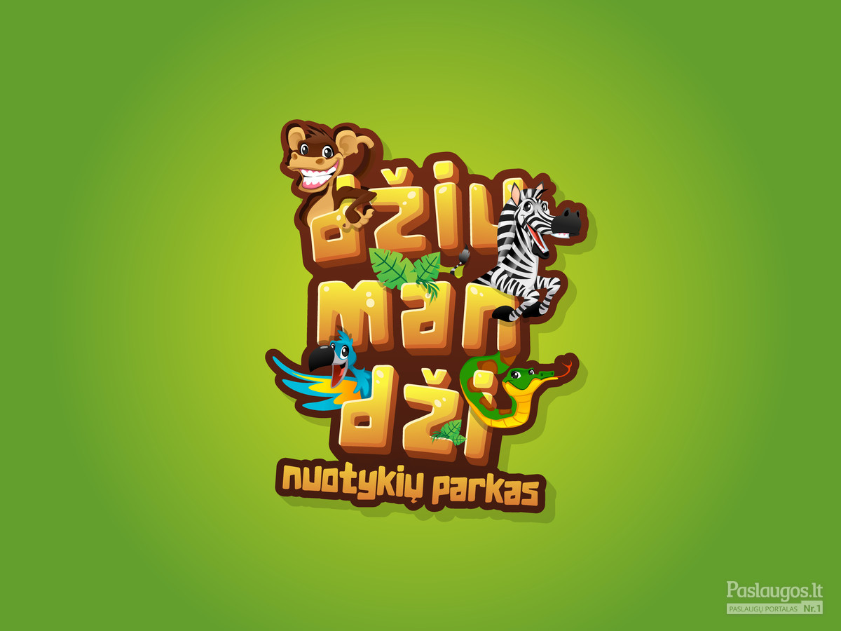 Džiumandži - vaikų nuotykių parkas   ||   Logotipų kūrimas - www.glogo.eu - logo creation.