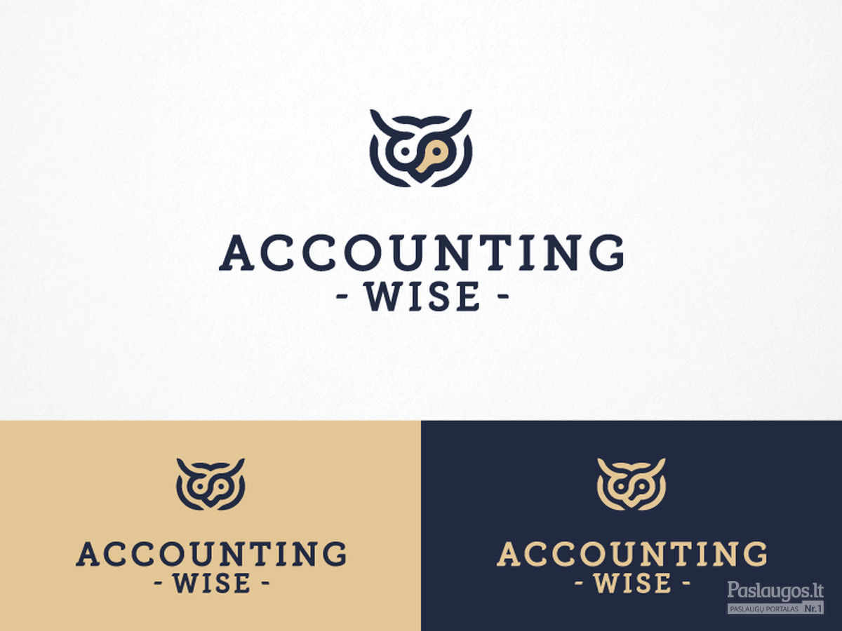 Accounting wise - protinga apskaita   |   Logotipų kūrimas - www.glogo.eu - logo creation.