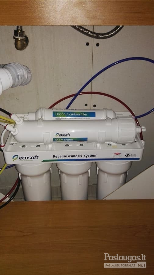 Geriamojo vandens ruošimo sistema Ecosoft. Rokiškio rajonas.
