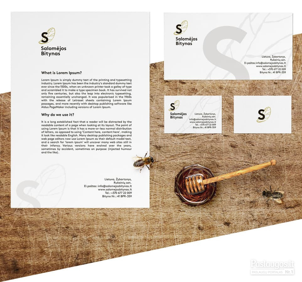 Salomėjos Bitynas - Bičių medus / Logotipas, lipdukas / Kostas Vasarevicius - kostazzz@gmail.com