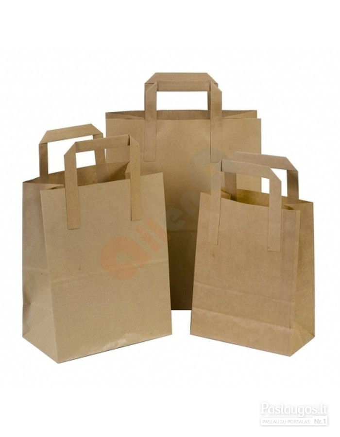Popieriniai maišeliai skirti įvairiems pirkiniams sudėti, taip pat tinkami maisto produktams . Puikus pakaitalas maišeliams iš plastiko.