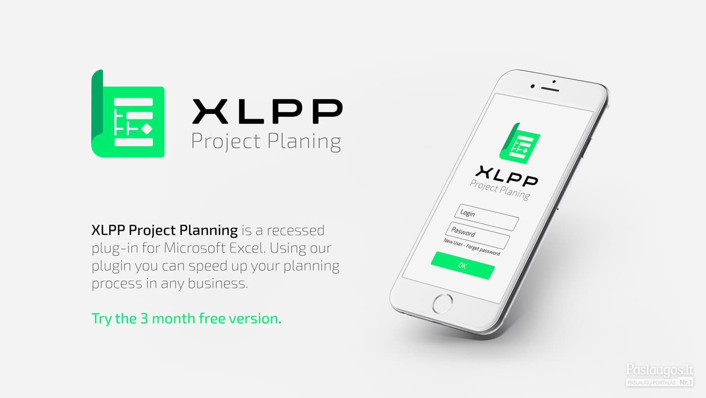 XLPP - Projektų planavimo programa / Logotipas / Kostas Vasarevicius - kostazzz@gmail.com