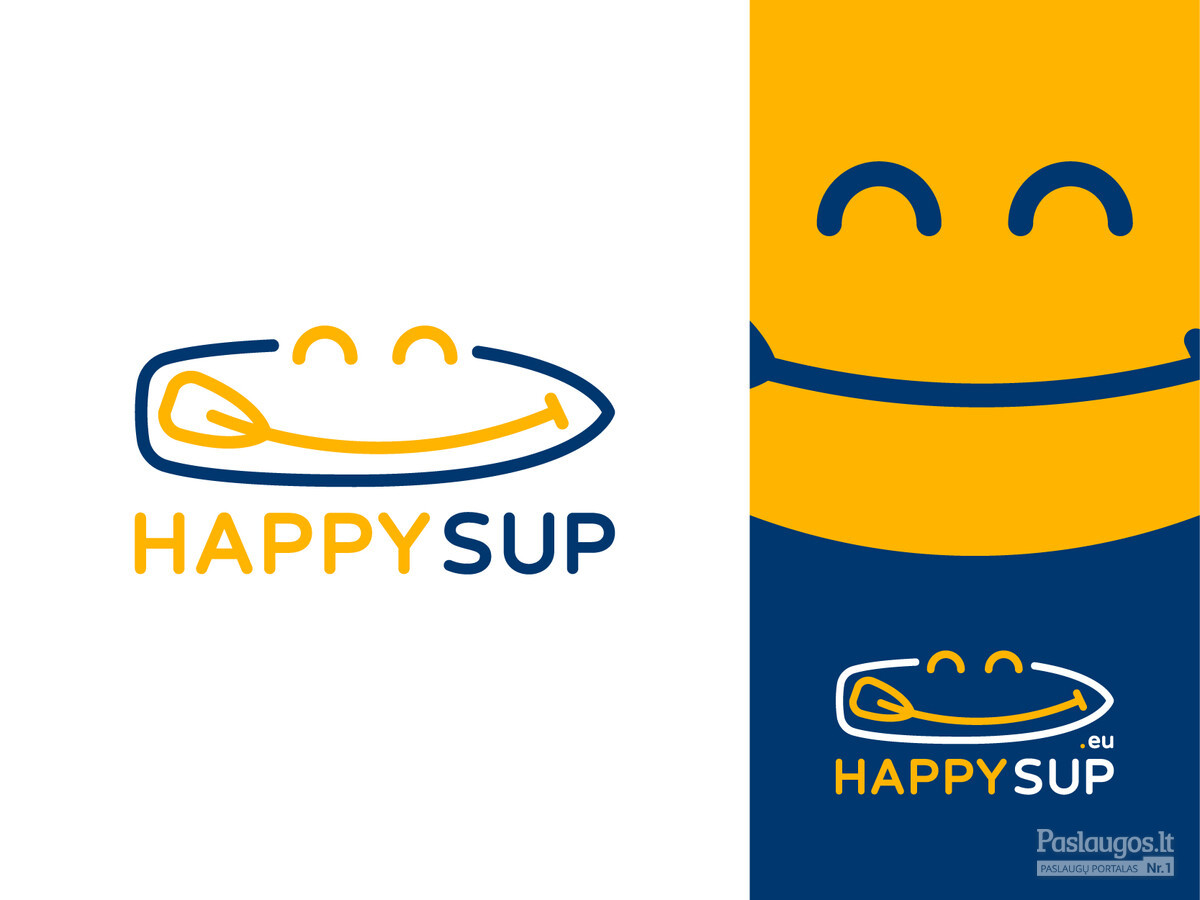 Happy SUP   |   Logotipų kūrimas - www.glogo.eu - logo creation.