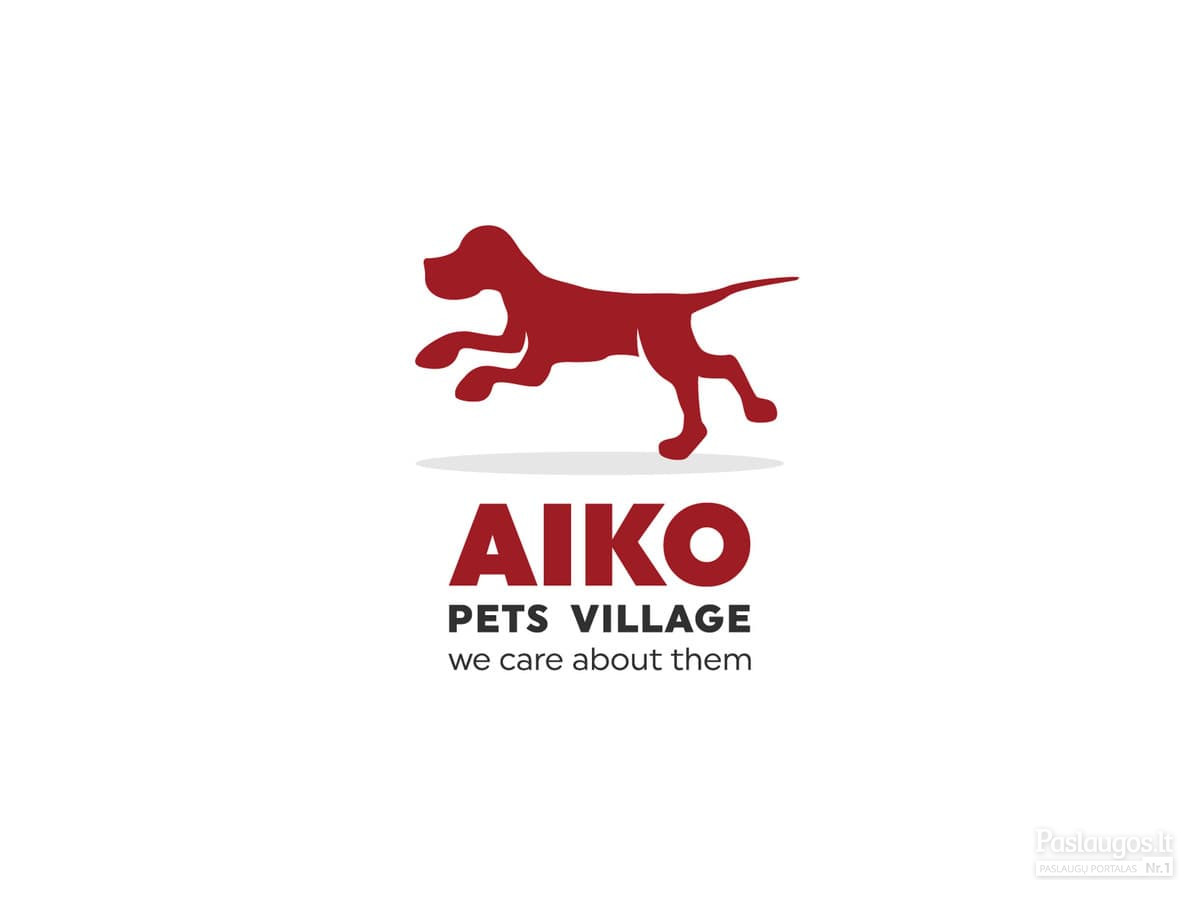 Aiko pets village / Aiko gyvūnų kaimelis - gyvūnų globos namai. Logotipas labdaros tikslais siekiant prisidėti prie beglobių gyvūnų gelbėjimo.    |   Logotipų kūrimas - www.glogo.eu - logo creation.