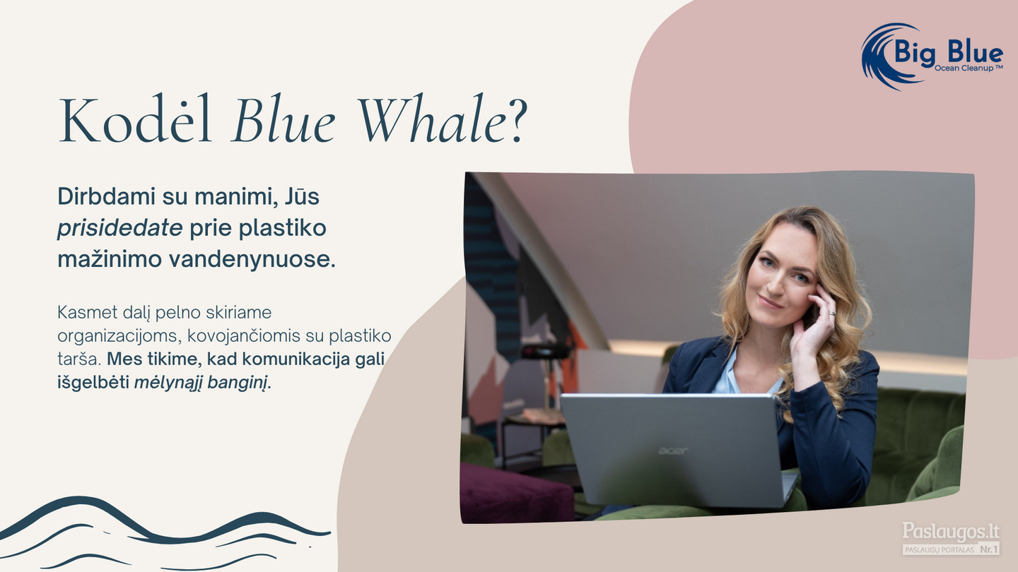 Kristina Horoman|Blue Whale Studio Kaunas Skaitmeninė komunikacija ir