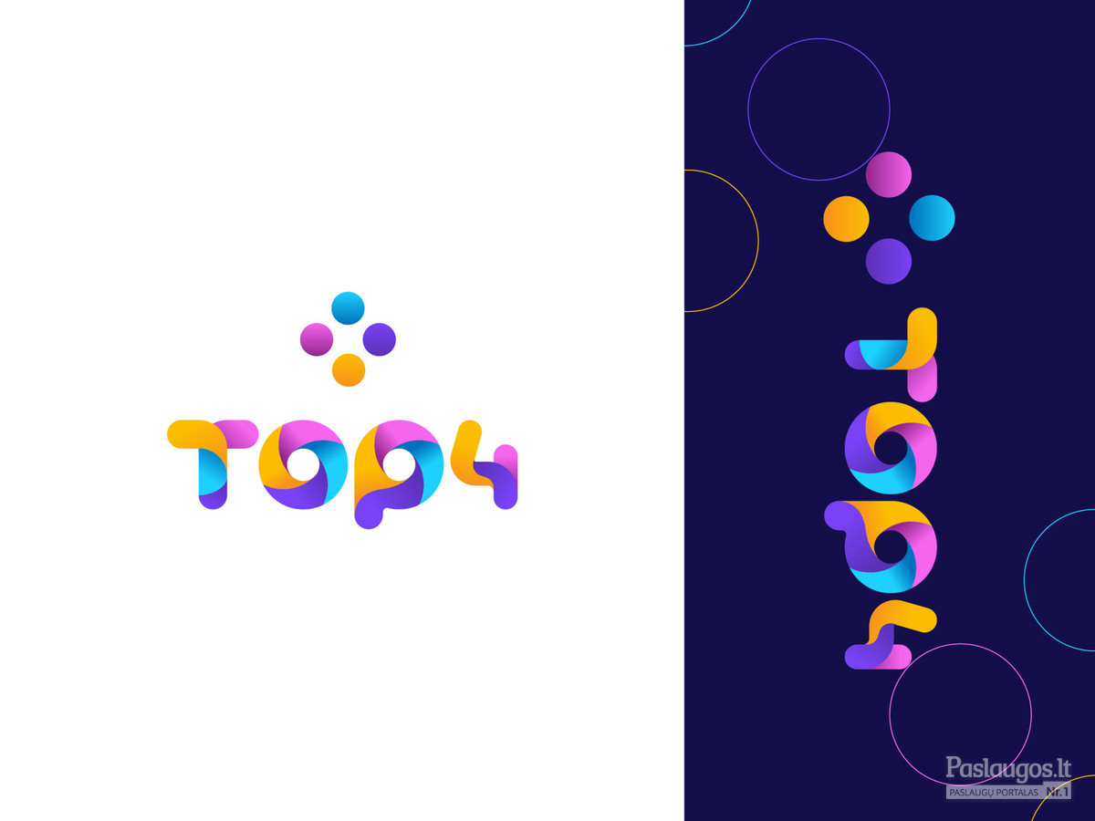 TOP4  |   Logotipų kūrimas - www.glogo.eu - logo creation.