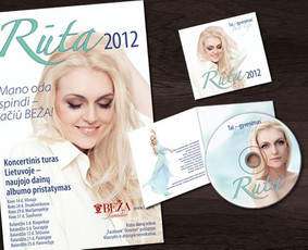 Dainininkė Rūta Ščiogolevaitė | Afiša ir CD  
Singer Rūta Ščiogolevaitė | Gig Poster and CD