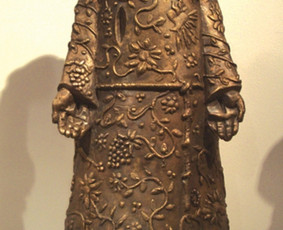 Bronzinė skulptūra „Šv. Pranciškus Asyžietis“, h - 30 cm.