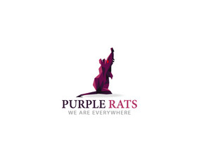 PurpleRats- we are everywhere PARDUODAMAS  |   Logotipų kūrimas - www.glogo.eu - logo creation.