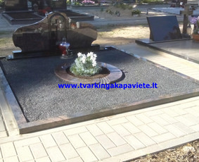 Kapavietės įrengimas lygioje vietoje