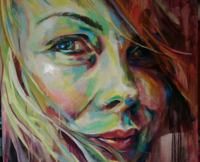 Aliejus drobe 100x80