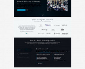 Reprezentacinio puslapio dizaino karpymas (front-end)
