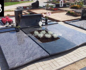 Granito plok&scaron;tės kapams, dengimas - Paminklai, paminklų gamyba, kapaviečių tvarkymas - 2