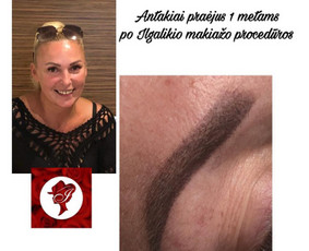 Antakių permanentinis makiažas - Ilgalaikis makiažas Klaipėda Studija Ingida Permanent - 4