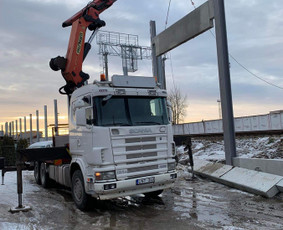 Fiskaras krovinių pervežimas kranas manipuliatorius tralas / Uab Audkasta / Darbų pavyzdys ID 2083662