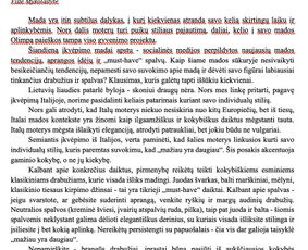 Soc. tinklų rinkodara / Reels / Tekstai / Naujienlaiškiai / Viltė Getautė / Darbų pavyzdys ID 2084818