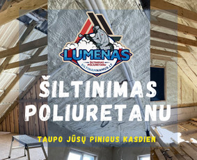 Apšiltinimas, šiltinimas - Šiltinam Poliuretano Putomis, Biriomis vatomis - 1