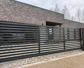 Visų tipų tvoros ir vartai. Projektavimas, gamyba-montavimas - Kiemo vartai, gamyba - 2 Kiemo vartai, gamyba - Visų tipų tvoros ir vartai. Projektavimas, gamyba-montavimas - 2