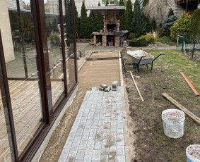 Kelio bortų įrengimas - Trinkelių klojimas, pagrindų ruo&scaron;imas, bortų dėjimas,stogai - 2