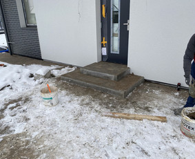 Laiptai i&scaron; trinkelių - Trinkelių klojimas, pagrindų ruo&scaron;imas, bortų dėjimas,stogai - 2