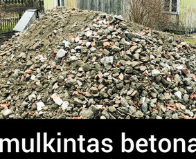 Dolomitas, asfaltas, žvyras, smėlis, juodžemis - Betono skalda - 4 Betono skalda - Dolomitas, asfaltas, žvyras, smėlis, juodžemis - 4