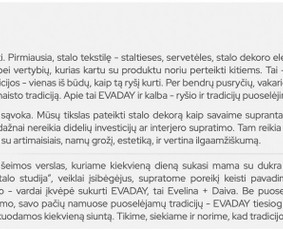 Soc. tinklų rinkodara / Reels / Tekstai / Naujienlaiškiai / Viltė Getautė / Darbų pavyzdys ID 2113844