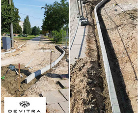 Trinkelių klojimas, pastatų griovimas, aplinkos tvarkymas / Devitra / Darbų pavyzdys ID 2133862
