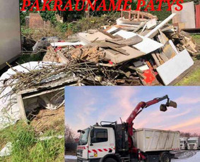 Statybinių atliekų konteinerių nuoma- šiukšlių išvežimas / MB Transporto sprendimai / Darbų pavyzdys ID 2134518