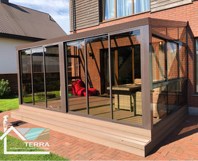 Terasų, verandų, stoginių stiklinimas aliuminio sistemomis / Arvydas / Darbų pavyzdys ID 2135386