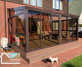Terasų, verandų, stoginių stiklinimas aliuminio sistemomis / Arvydas / Darbų pavyzdys ID 2135388