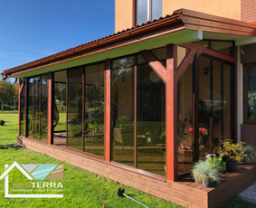Terasų, verandų, stoginių stiklinimas aliuminio sistemomis / Arvydas / Darbų pavyzdys ID 2135390