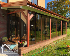 Terasų, verandų, stoginių stiklinimas aliuminio sistemomis / Arvydas / Darbų pavyzdys ID 2135394
