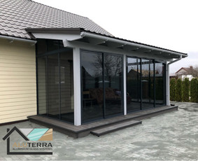 Terasų, verandų, stoginių stiklinimas aliuminio sistemomis / Arvydas / Darbų pavyzdys ID 2135398