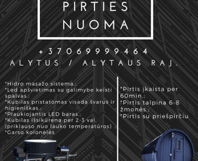 Mobili pirtis! Mobilus Kubilas! Nuoma Alytuje / Mobili pirtis! Mobilus Kubilas! / Darbų pavyzdys ID 2153051