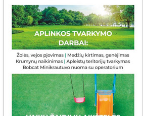 Aplinkos tvarkymas - Žolės pjovimas - 2 Žolės pjovimas - Aplinkos tvarkymas - 2