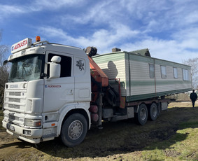 Krovėjų paslaugos - Fiskaras krovinių pervežimas kranas manipuliatorius tralas - 4