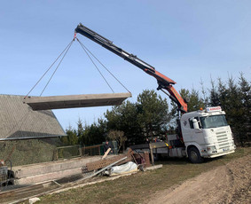 Fiskaro nuoma - Fiskaras krovinių pervežimas kranas manipuliatorius tralas - 2