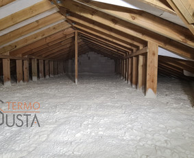 Stogo, oro tarpo, sienų, šiltinimas poliuretano putomis / UAB Termogusta / Darbų pavyzdys ID 2185219